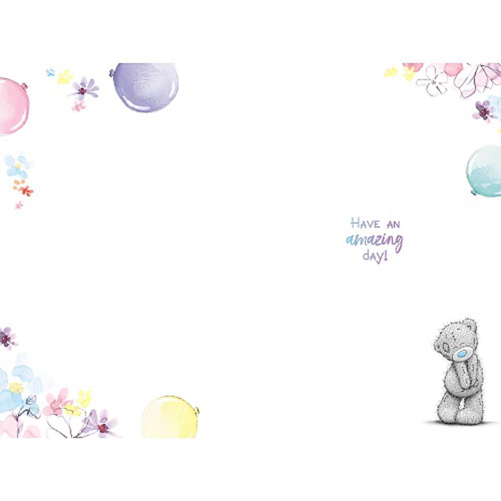 Birthday Wishes Just For You Me to You Bear Birthday Card Extra Image 1